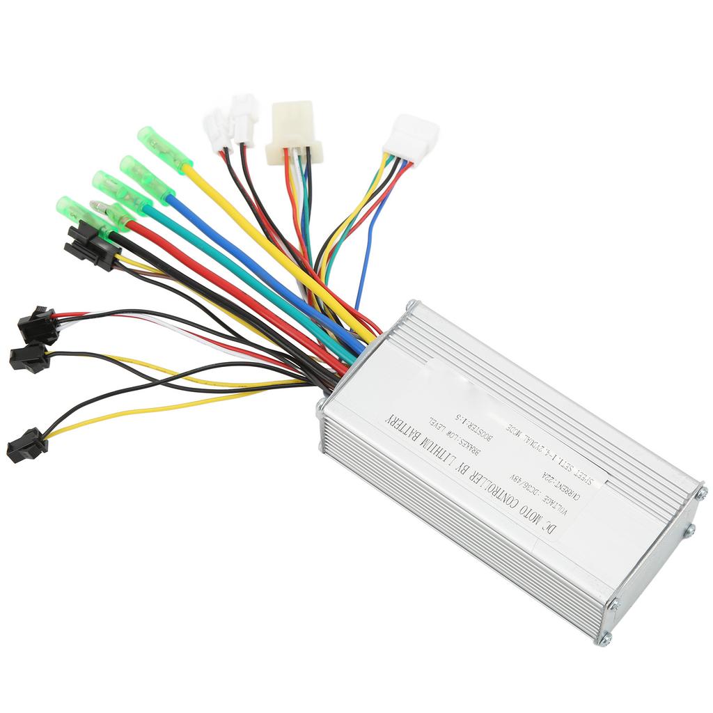 Electric Cycle Brushless Square Wave Controller with Lamp Wire for 36V 48V 500W Motors Modified