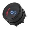 Universal Voltmeter Gauge Voltage Meter LED Digital Display 52mm Dia for 12V Auto