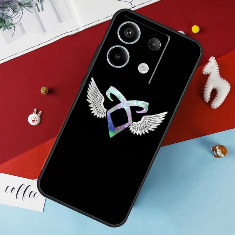Shadowhunters Angelic Rune Logo Case For Xiaomi Redmi Note 12 11 10 9 8 13 Pro Plus 12S 11S 10S 9S 10A 9C 10C 12C 13C Cover