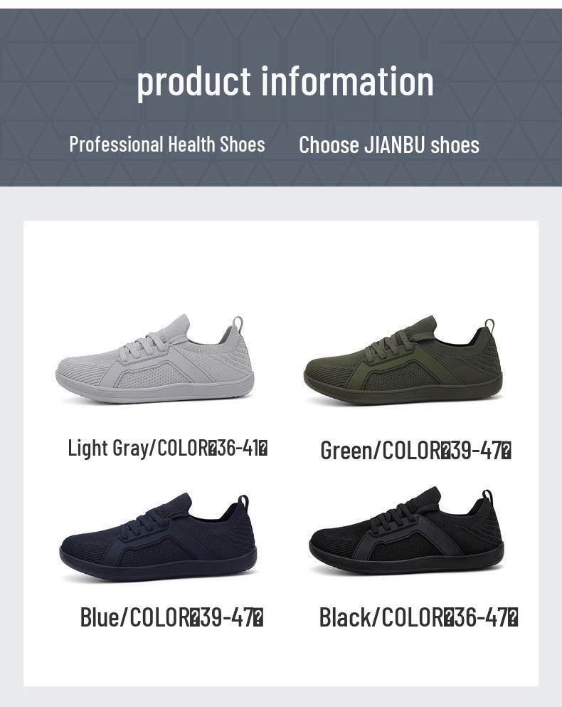 Damen Herbst Flyknit Atmungsaktive Laufschuhe - Breite Zehenbox, Weiche Sohle, Bequem, Große Größe, Unisex Freizeit-Schuhe