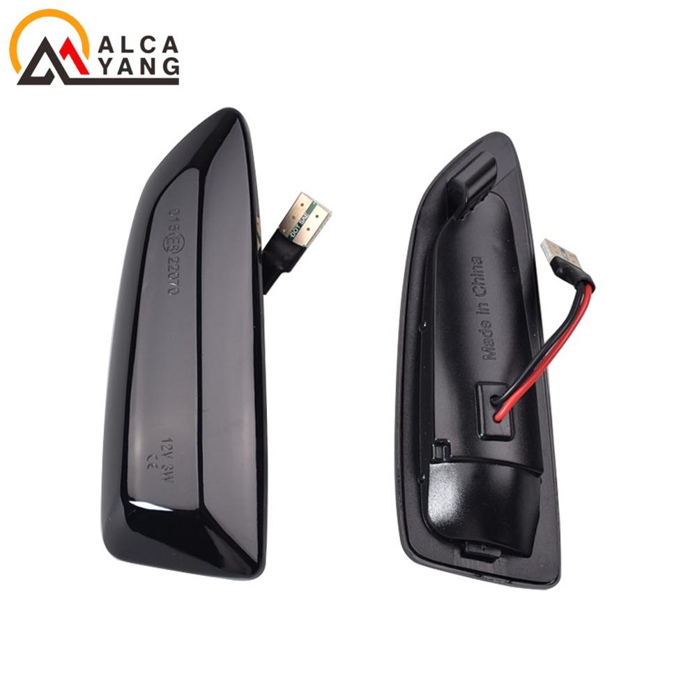 2PCS Led Dynamic Side Marker Turn Signal Light Sequential Blinker For Opel Astra J Astra J K Zafira C Insignia B Grandland XTurn Signal 2