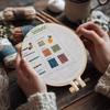 Canvas Embroidery Stitch Guide Book Beginner-Friendly Complete Needle Trace Guide  Sewing Class