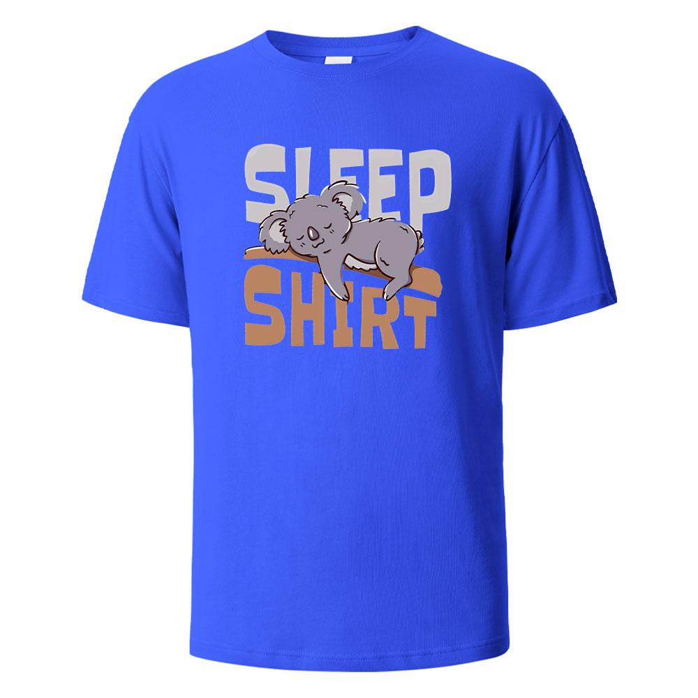 The Sleep Shirt Print TShirt 100 Cotton Summer Tees For Men Women Oversize Casual Tops