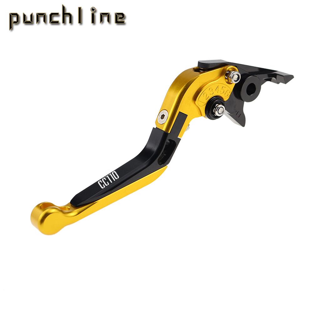Fit CROSS CUB 110 CC110 2018-2023 Brake Handles For CROSS CUB110 CC 110 Folding Extendable Brake Lever A
