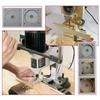 4pcs 1/4 5/16 3/8 1/2 Inch Square Hole Drill Bits Square Hole Mortising Chisel  Woodworking