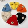 Children's Warm Frostproof Knit Wool Hat with Cute Ears for Baby Boys & Girls