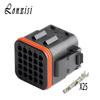 1 Set 4/8/10/16/25 Pin 132016-001 132016-000 132025-001 13204-000 13204-001 Male Female Waterproof Connector 13208-000 13208-001