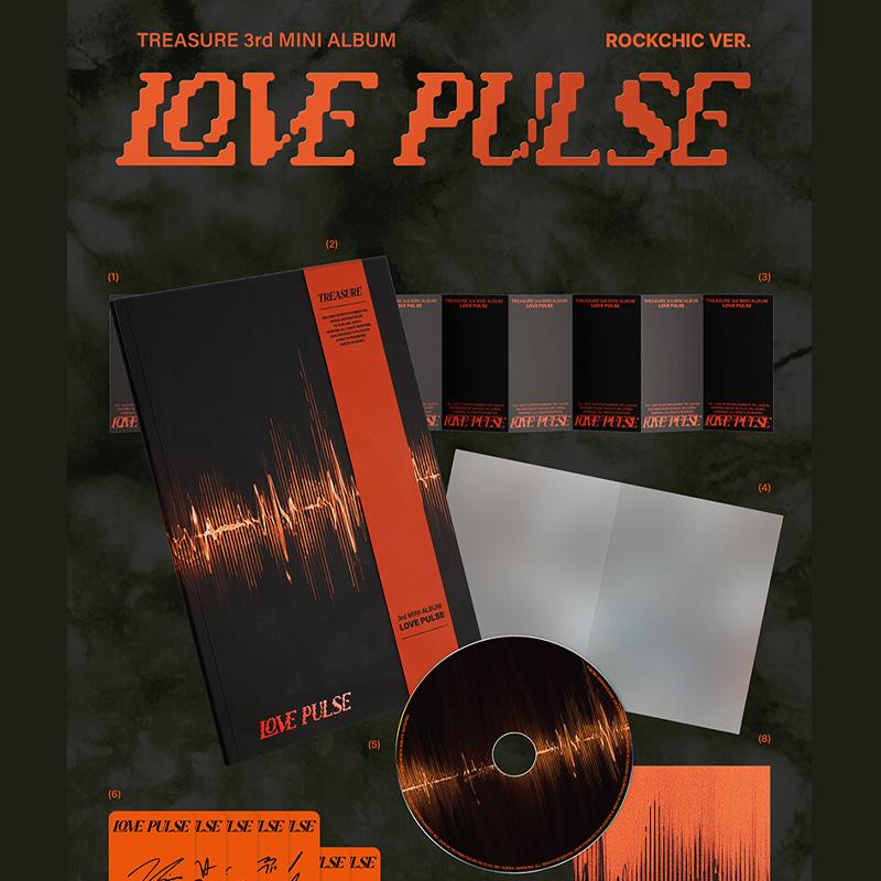 TREASURE – 3rd Mini Album [LOVE PULSE] (METAL / ROCKCHIC / STREET Ver.)