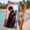 Beach Towel with resident Evil Pattern - soft,absorbent,machine washable Lightweight&Modern,swimming,Travel Essentials