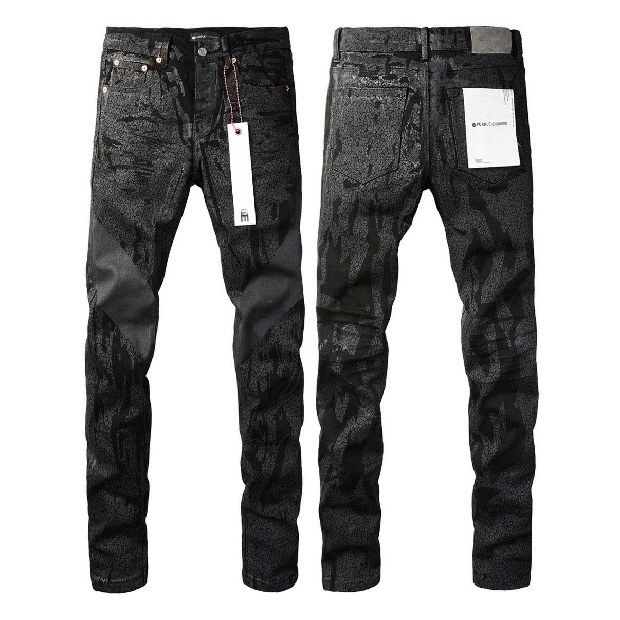 BeatStreet Mannen Jeans Amerikaanse High Street Zwart Geplooid Basismodel Nieuwe Modetrend Hoge Kwaliteit Jeans 32