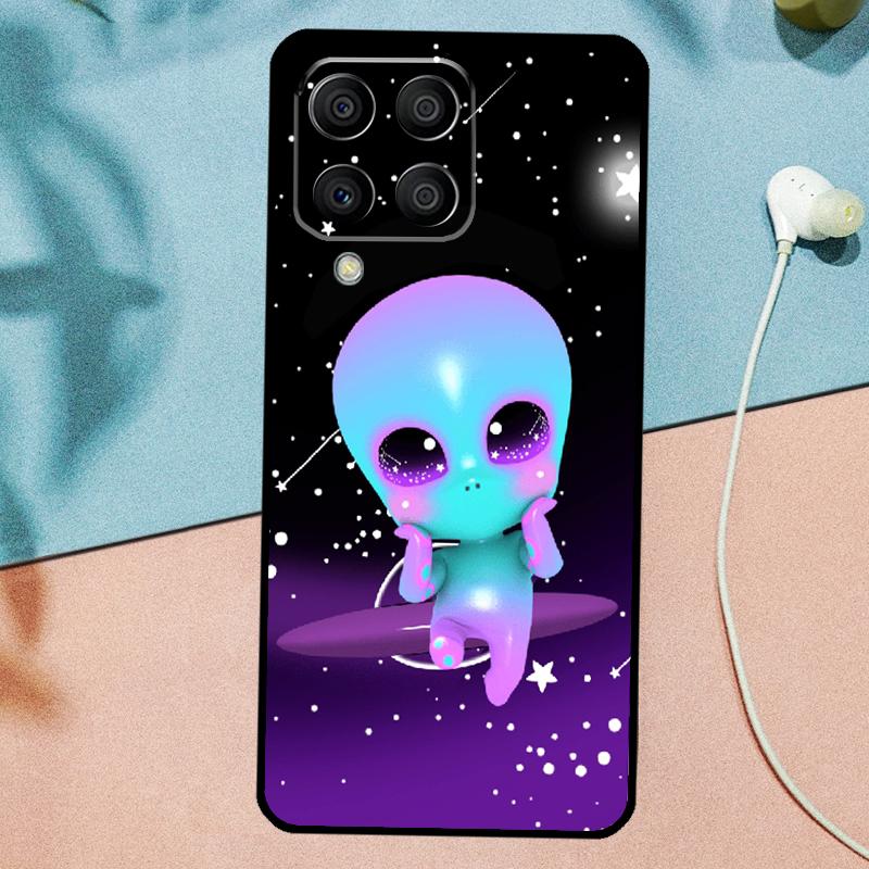Aesthetics Cute Cartoon Alien For Samsung Galaxy M14 M34 M54 M20 M06 M16 M12 M13 M15 M35 M55 M33 M53 M21 M31 M32 M52 Case