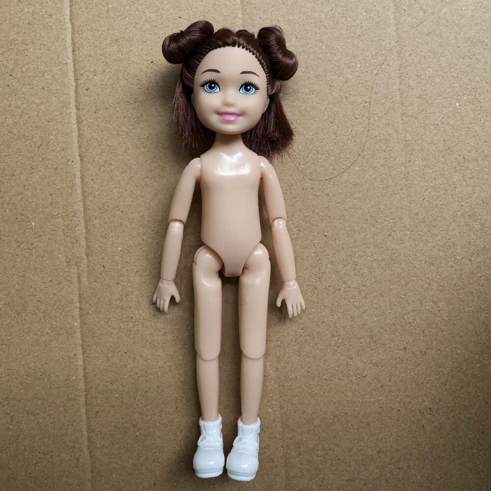 13cm Mini Kelly 5-Zoll Kleine Jungen Mädchen Teenager Schwestern Brüder Dunkle Normale Haut Nackter Körper Reborn Bjd 1/12 Spielzeug für Kinder
