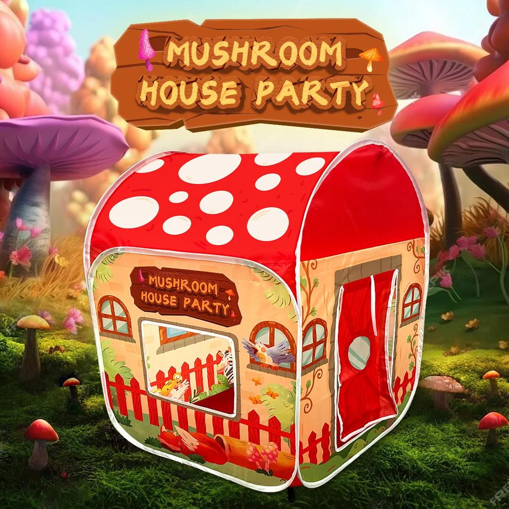Baby Playground Tent Outdoor Games Kids Baby Little Houses for Girls Indoor Play House Camping Mushroom Houses Hut Toys for Boys