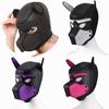 Brand New Fashion Padded Latex Rubber Role Play Dog Mask Party Mask Puppy Cosplay Full Head with Ears SM Sex Toys For Couples
