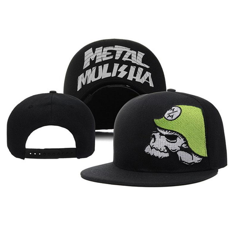 PANGKB Brand METAL MULISHA CAP Black Snapback Hat Summer Winter for Men Women Adult Outdoor Casual Sun Baseball Cap