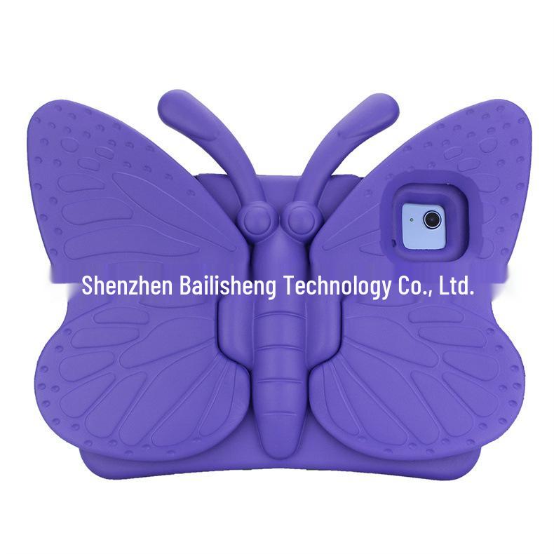 

iPad 10 Full-Coverage Protective Case - Cute, Drop-Proof, Stand, 10.9-inch Butterfly Design iPad 9.7 (2017/2018) фиолетовый