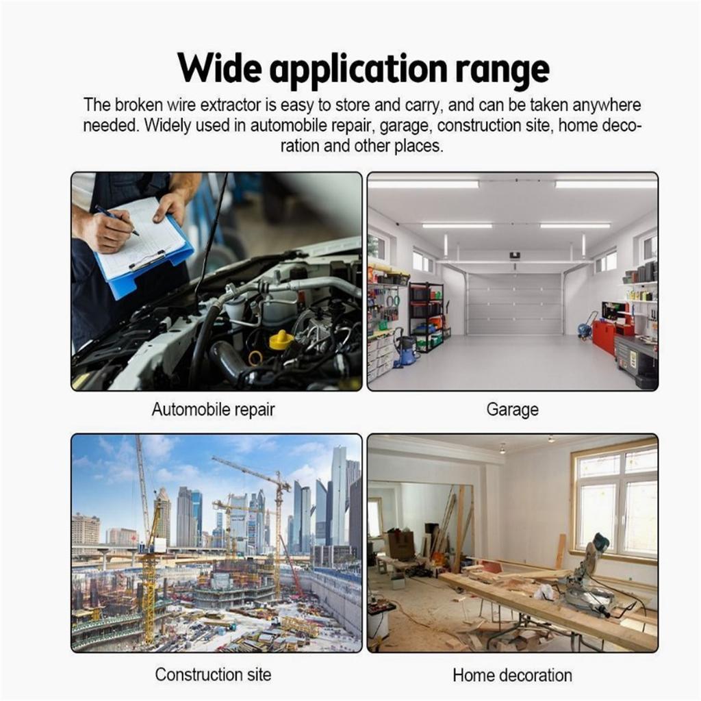 Damaged Screw Extractor Set 10pcs Stripped Kit For Broken Bolt Screw All-Purpose Metal Remover Set Gifts For Men