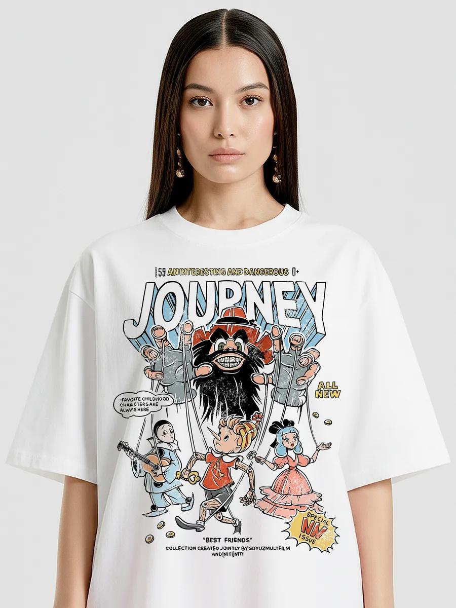 Печатная футболка 4XL