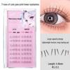 Yelix Thick Cat-Eye False Eyelashes: Natural, Segmented, Glue-Free Lower Lashes