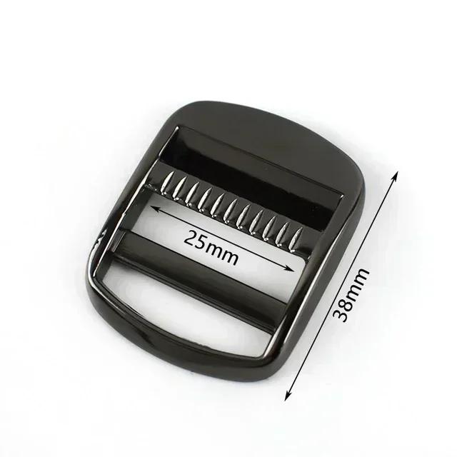 2/4/10Pcs Meetee 19/25/32/38mm Metal Adjustable Buckle Bag Straps Tri-Glide Clasp Webbing Connect Slider Buckles DIY Accessories