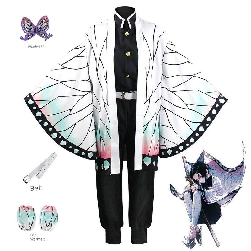 Demon Slayer Anime Costumes Tanjiro Nezuko Cosplay Zenitsu Agatsuma Shinobu Kocho Demon Slayer Cosplay Outfits