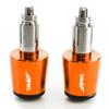Motorrad CNC Aluminium Lenker Endstopfen Balance Pad Modifiziertes Zubehör Orange für KTM Duke 125 200 250 390 690