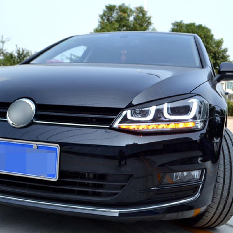 Volkswagen Golf 7 MK7 13-19 Headlight Eyebrow Car Sticker Decoration Accessories
