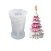 Weihnachtsbaum Duftkerze Gipsform für DIY Basteln Heimdekoration Kerzenherstellung Silikonform für Harz Seife Ton