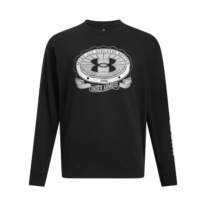 Under Armour Crest Sweatshirt Men s Black 1390251-001 L