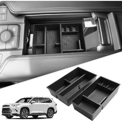 Sac de rangement pour tableau de bord Toyota Highlander 2024 et Grand Highlander 2024(Mélange)Plateau de console 2024 Grand Highlander Accessoires avec pièce et