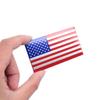 2Pcs Automobile Motorcycle Exterior Accessories United States Of America USA National Flag Aluminum Alloy Emblem Badge Car Stickers