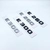 ASAO5 Black Silve Letters E200 E260 E300 E400 E220d E350e E300de 4Matic ABS Emblem for Mercedes Benz W213 Car Trunk Logo Sticker