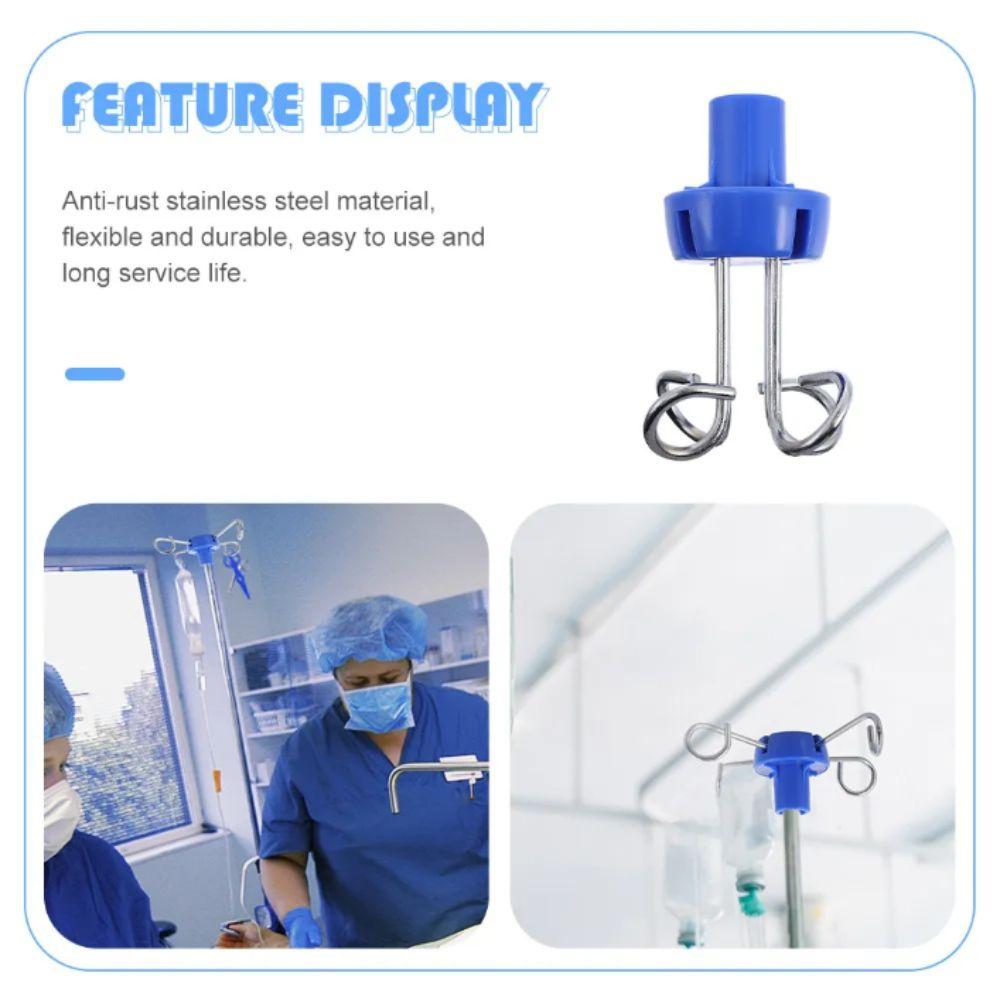 Easy Installation Infusion Rack Stainless Steel Iv Pole Hook Teaching Supplies