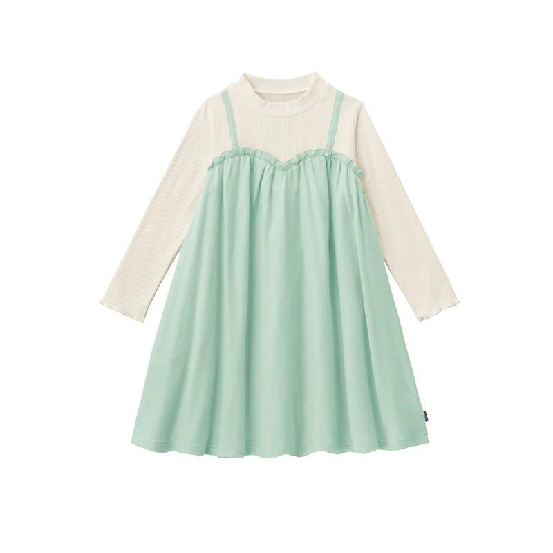 Girls Dress Spring and Autumn 2023 New Arrival Girls Cotton Long Sleeves Minimalist Fashionable Princess Dress Children Cute Dress