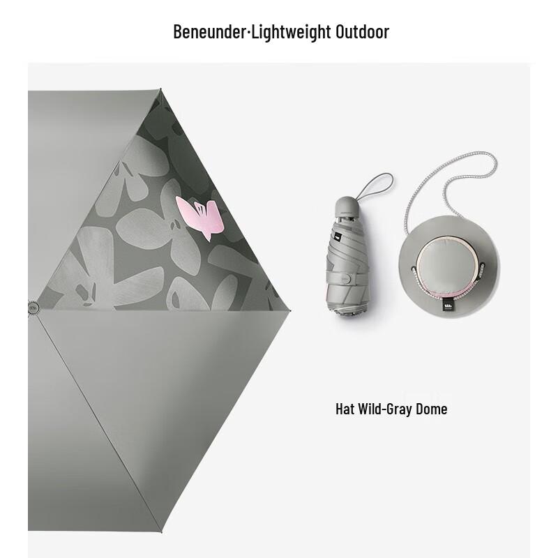 Banana Umbrella Pocket Series 5-Fold UV Sun & Rain Umbrella