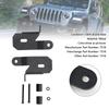 7318 A-Pillar Black Light Mount Brackets For Jeep Wrangler JL 2018-2019