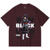 230 Gsm 100% Cotton Dragon Ball V16 Black Goku Print Unisex Heavy Cotton T Shirt