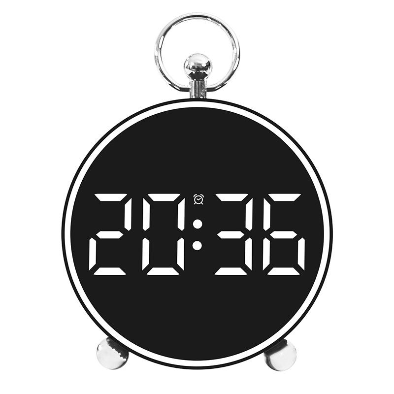 New Creative Alarm Clock Simple Electronic Clock Clock Home Bedside Clock Temperature Clock Plastic Clock