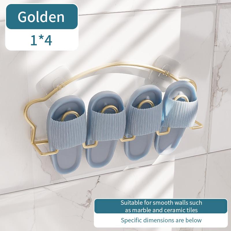 Simple Shoe Hanger Metal Iron Art Slippers Drain Drying Rack Toilet Bathroom Indoor Storage Tools Home Organizer Shelf