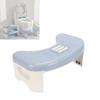Toilet Stool Foldable Curve U Design Antislip Portable Easy Storage Poop Stool for Batchroom
