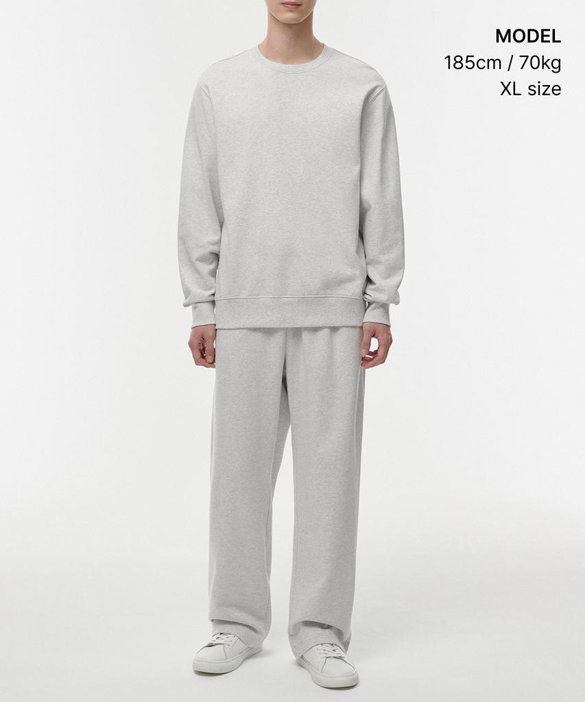 MUSINSA STANDARD Lounge Sweatpants [Melange Light Grey]