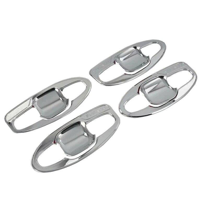 ABS Chrome Door Handle Cover Trims Decoration For Subaru Forester SK 2018  Fifth Generation  Auto Exterior Accessories