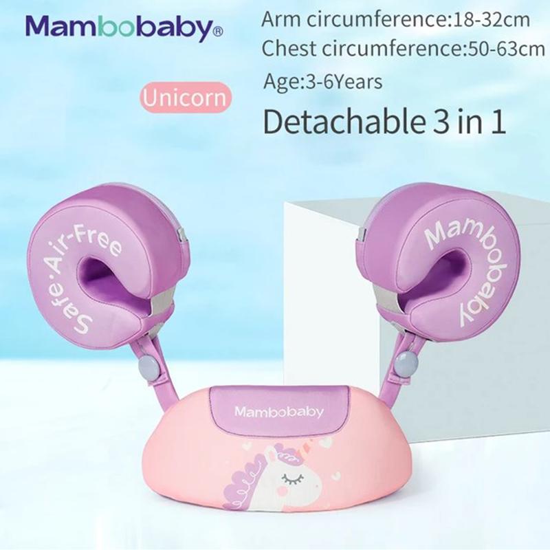 Mambobaby New Children Non Inflatable Arm Circle Swimming Circle Baby Life Rescue Circle Baby Arm Circle Accessories Toy