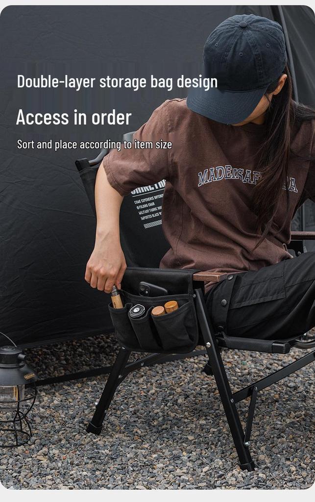 Mountain Outdoor Kermit Chair Armrest Organizer: Multi-functional Hanging Storage Bag