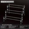 1pc Shiny Acrylic Perfume Organizer - Multi-Level Display Stand for Anime Car Models & Mini Toys