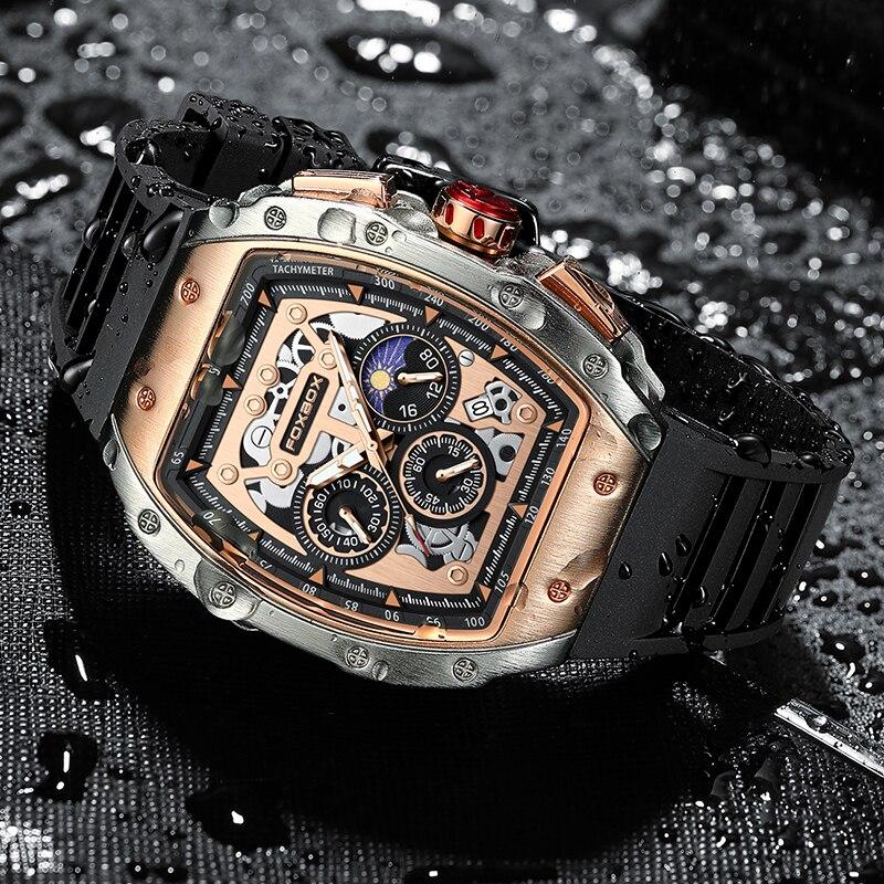 Nuovo Orologio Sportivo Uomo Top Brand Lusso Orologi Uomo Business Impermeabile Militare Cronografo al Quarzo Orologio da Polso Montre Homme