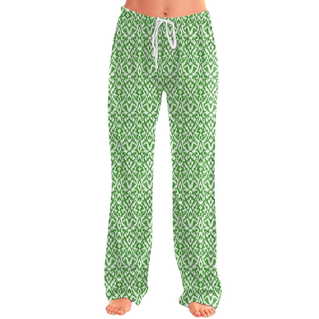 Women's Cute Floral Print Drawstring Pants Casual Pajama Pants