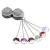 Tea Strainer Natural Stone Tree Of Life Stainless Steel Strainer For Making Tea Seasoning Bag Spice Box Accessory