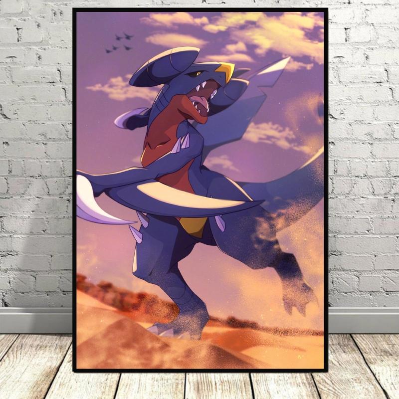 Canvas HD Prints Pokemon Latios Poster Comics Pictures Action Figures Waterproof Wall Art Modern Home Living Room Holiday Gifts