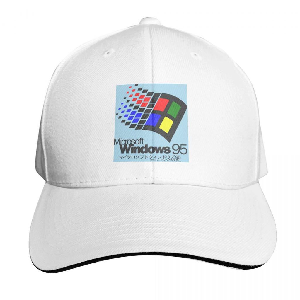Windows 95 Geeks Nerd Cap Fashion Casual Baseball Caps Adjustable Hat Hip Hop Summer Unisex Baseball Hats